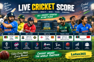 Cricket Live Scores & Latest Updates 2026: Matches, Schedule, Results and News